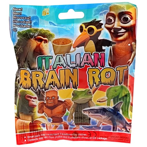 Детская коллекционная фигурка-сюрприз Italian Brainrot BA-3002 в ассортименте