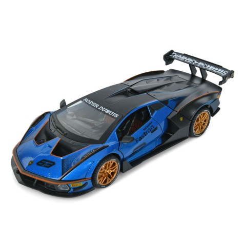 Дитяча інерційна машинка AP-2036(Blue) двері відчиняються, світло та звук, 1:24, 23 см