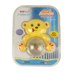 Детская погремушка-грызунок 8820-2 животные Медвежонок