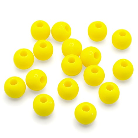 Декоративные жемчужные бусы ЕД-179 желтые 0-8 мм 70 шт