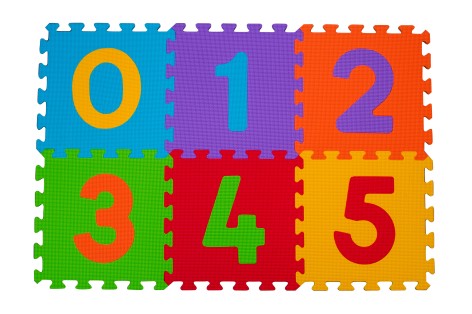 Пазлы мягкие 6 шт. 