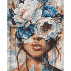 Алмазна мозаїка "Пелюстки Погляду" ©art_selena_ua AMO20222, 40х50 см  