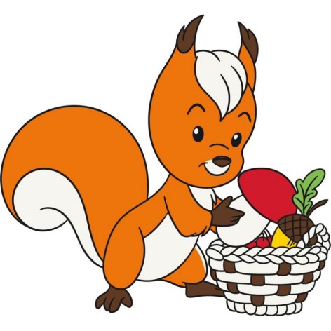 Розпис по полотну "Білочка" 15079-AC 25х30 см