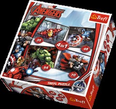 Пазлы - (4в1) - 