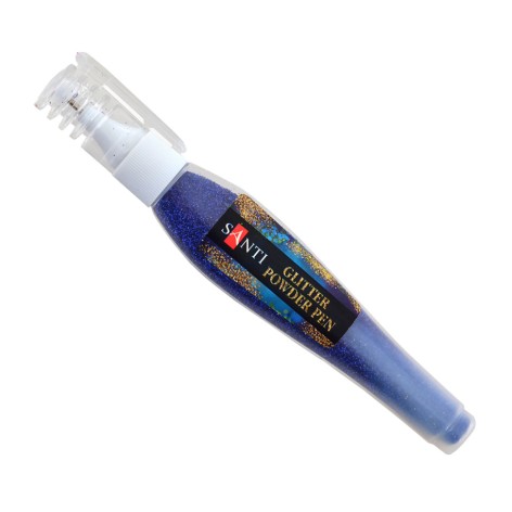 Ручка с рассыпным глиттером 5893818 голубой 10 грамм