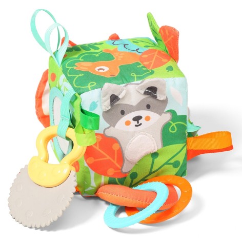 Развивающий мягкий куб BabyOno Лесные друзья