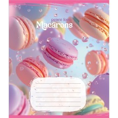 Зошит загальний "Макаруни" 048-590197K-3 в клітинку, 48 аркушів