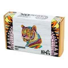 Фигурный деревянный пазл A3 