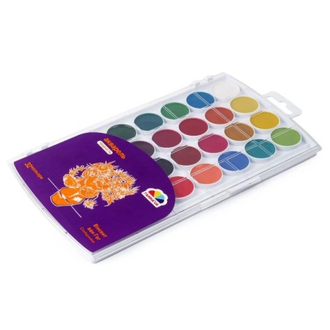 Акварельные краски "Творчество" 400124, 32 цвета