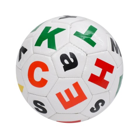 М'яч футбольний Alphabet MS 4833(White) розмір №2, 90 г, у пакеті