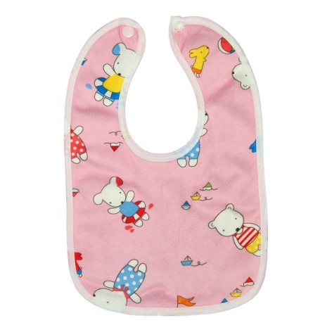 Дитячий слинявчик тканинний MGZ-0600-24 на кнопці