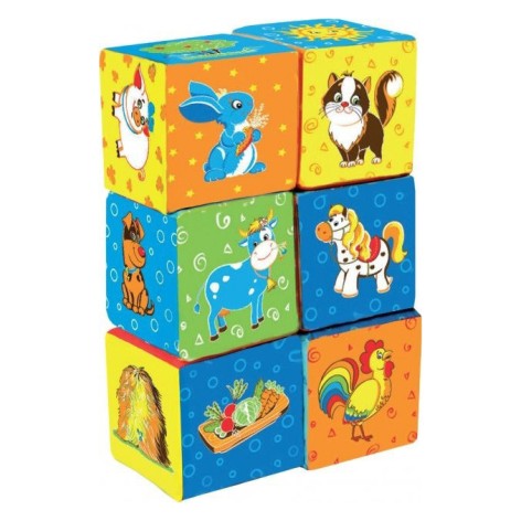 УЦІНКА! Набір м'яких кубиків 