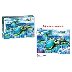 Дитяча гра-пазл "Повітряне таксі" Енергія Плюс 188397, 24 елементи