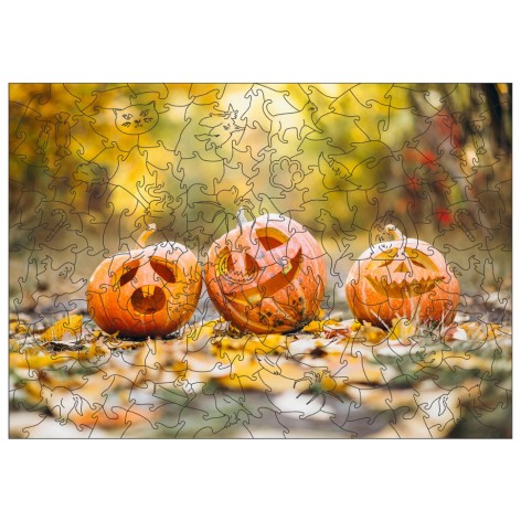 Фігурний пазл з дерева 