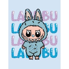 Алмазна мозаїка з частковою викладкою "Він Лабубу" ©art_selena_ua AMV1228, 15х20 см