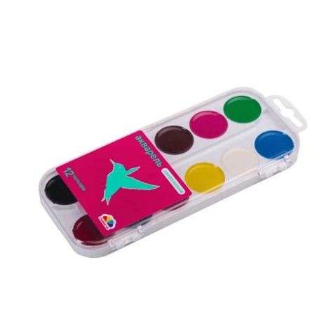 УЦІНКА! Акварельні фарби "Захоплення" ГАММА'UA 200106-UC 12 кольорів