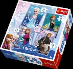 Пазлы - (4в1) - 