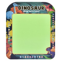Дощечка для рисования светом CQ150-4-5(Dinosaur) маркера 4 шт
