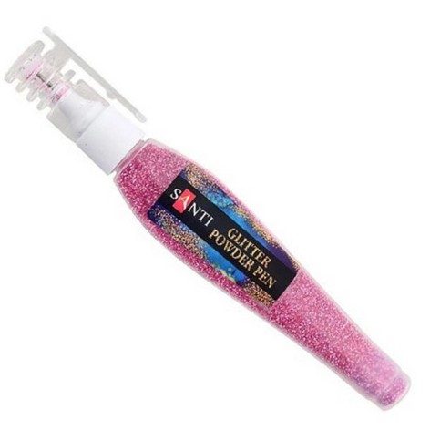 Ручка с рассыпным глиттером 5893820 розовый 10 грамм