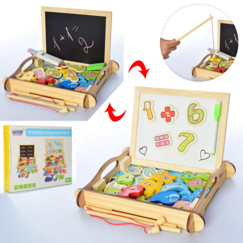 УЦЕНКА!!! Деревянная игрушка Рыбалка MD 2139-UC 