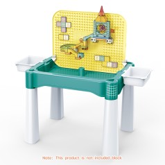 Столик універсальний 5 в 1 (навчальний та для складання конструктора) з двома ящиками 