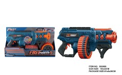 *Іграшковий пістолет автомат. барабан на батарейках з м'як. набоями  (48 шт.)(61 х 36см)