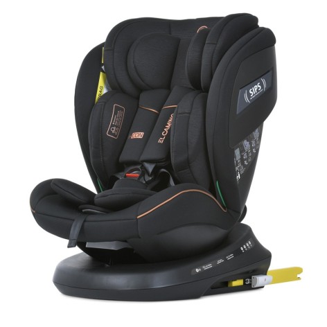 Автокрісло I-CON ME 1117 Black Striped, група 0+/1-2-3, isofix, поворот 360