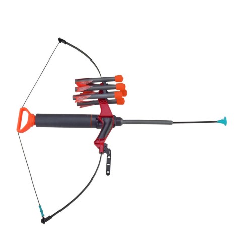 Детский Арбалет 888B со стрелами на присоске Красный