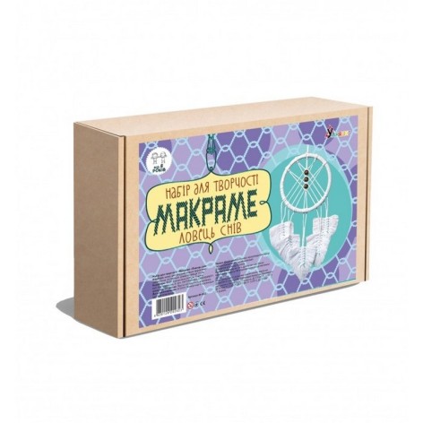 Набор детского творчества Макраме «Ловец снов» М-002