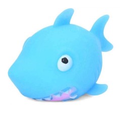 Дитяча іграшка-антистрес "Акула" MS 4043(Blue) з борошном, 10 см