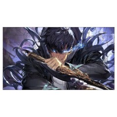 Фігурний пазл з дерева "Solo leveling" PZ008-A3C-AC 180-250 деталей, розмір А3