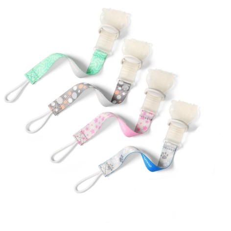 Держатель для пустышки с клипсой (МИКС)  