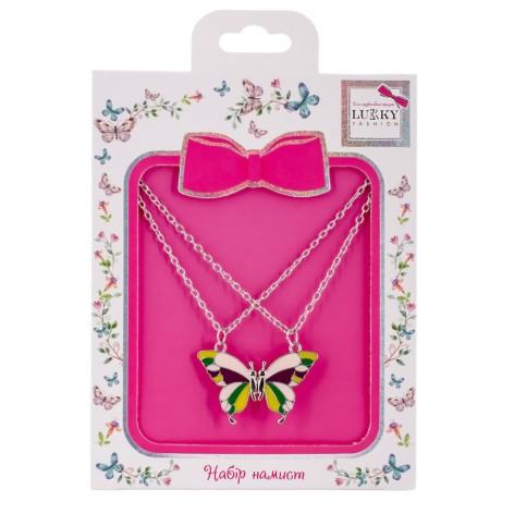 Комплект парного ожерелья Fashion BFF T24757 с магнитами