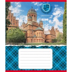 Зошит загальний "Університети" 048-590258K-3 в клітинку, 48 аркушів