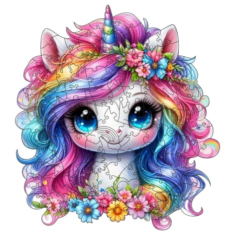 Фігурний пазл з дерева 