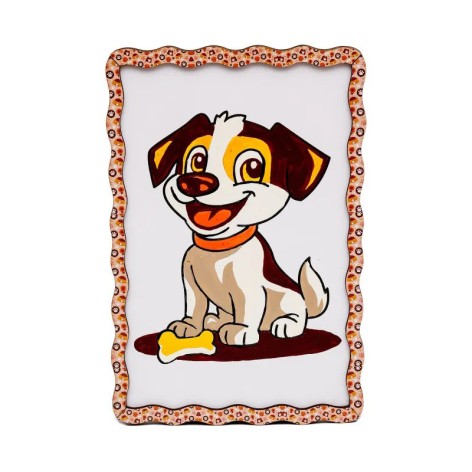 Дитячий набір для розпису по дереву "Вірний друг" Puz-22975 формат А5