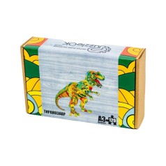 Фигурный деревянный пазл A3 