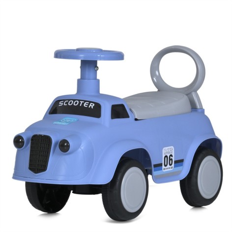 Детская каталка-толокар M 6023-4 синий, до 30 кг