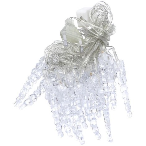 Гірлянда електрична LED "Бурульки" D-23, 4 метри 20 лампочок, мультиколір 