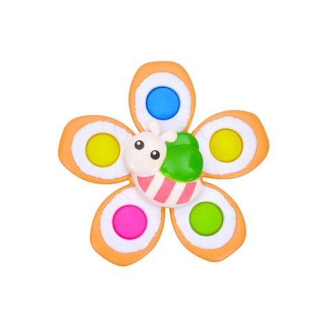 Дитяча брязкальце-спінер з м'якими кнопками 