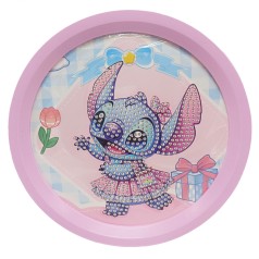 Дитячий набір алмазна мозаїка "Стіч" YK-6532-20(Violet)