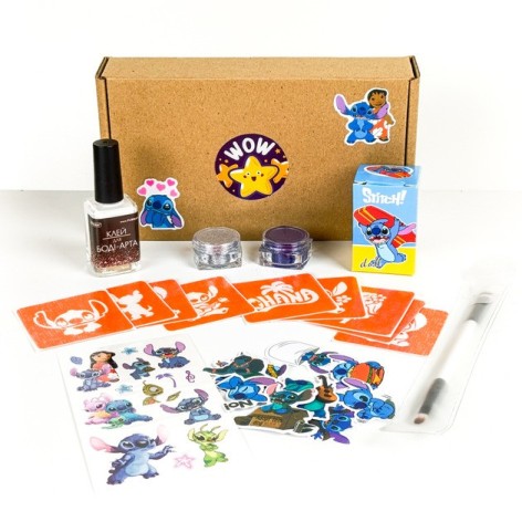 Набір для біо-тату "Wow Box Стіч" від Fresh Tattoo wow-box-stich-1 для 1 дитини