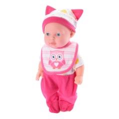Лялька пупс 533-I-1-255-Q зі звуком  Сова