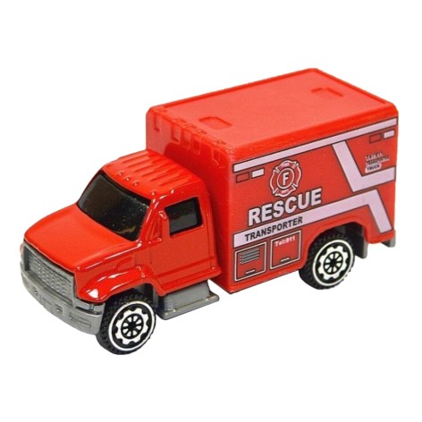 Машинка іграшкова Спецтехніка АвтоПром 7637 масштаб 1:64, металева  Rescue