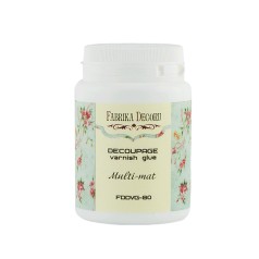 Клей-лак для декупажу FDDVG-80, 80 мл, прозорий, сатиновий
