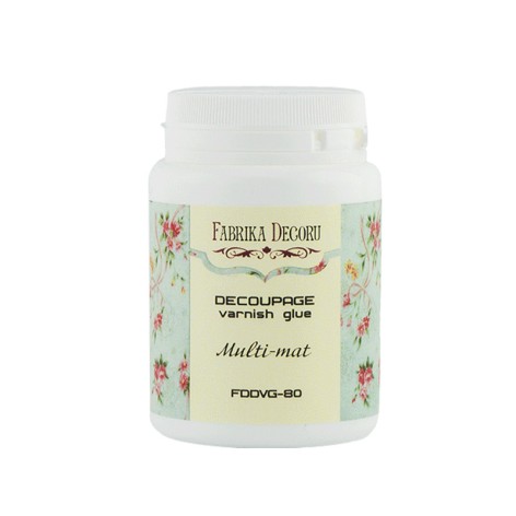 Клей-лак для декупажу FDDVG-80, 80 мл, прозорий, сатиновий