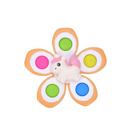 Дитяча брязкальце-спінер з м'якими кнопками 