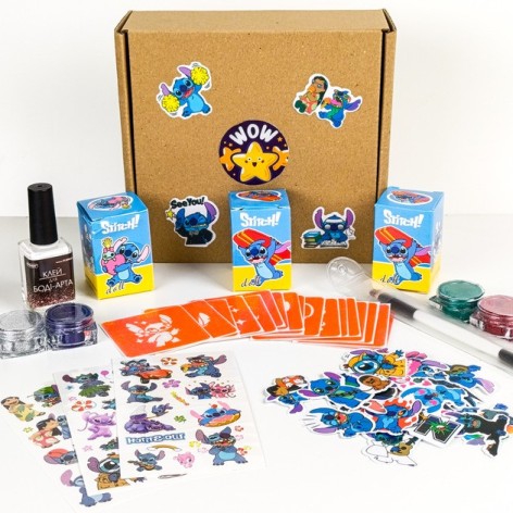 Набір для біо-тату "Wow Box Стіч " від Fresh Tattoo wow-box-stich-3 для 3 дітей