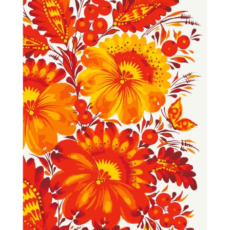 Картина по номерам "Петриковский мотив" 13168-AC 40х50 см