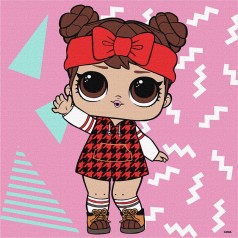Картина за номерами "L.O.L. Surprise! Winter chill. 12" KHO1334, 25х25 см
